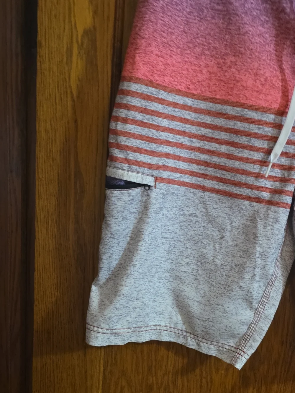 Hurley Men’s Red/Gray Gradient Boardshorts